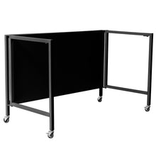 Load image into Gallery viewer, Black 47&quot; Compact Folding Desk with Locking Wheels
