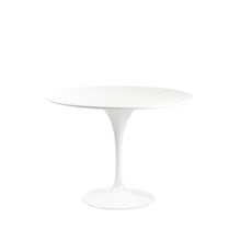 Load image into Gallery viewer, Stylish 40&quot; Round High-Gloss White Meeting Table
