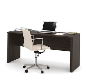 Modern Narrow Dark Chocolate 66" Office Desk