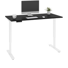 Load image into Gallery viewer, Black 60&quot; Electric-Powered Adjustable Desk
