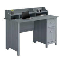 Load image into Gallery viewer, 47&quot; Gray Secretary Desk
