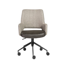 Load image into Gallery viewer, Modern Light &amp; Dark Gray Office Armchair
