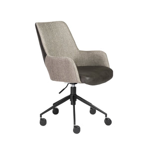 Modern Light & Dark Gray Office Armchair