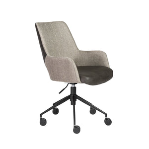 Dark Gray Tweed Office Chair