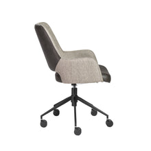Load image into Gallery viewer, Dark Gray Tweed Office Chair

