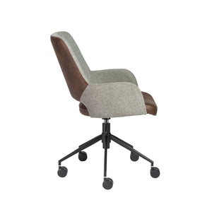 Light Brown Tweed Office Chair
