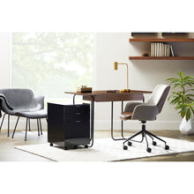 Load image into Gallery viewer, Light Brown Tweed Office Chair
