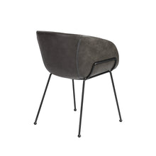 Load image into Gallery viewer, Grey Leatherette Guest or Conference Chair with Low Back (Set of 2)
