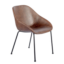 Load image into Gallery viewer, Vintage Brown Leatherette Guest / Conference Chair (Set of 2)
