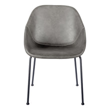 Load image into Gallery viewer, Vintage Gray Leatherette Guest / Conference Chair (Set of 2)
