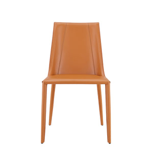 Cognac Leather Guest / Conference Chairs (Set of 2)