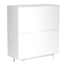 Load image into Gallery viewer, Gorgeous Office Bookcase w/ White Lacquer &amp; Doors
