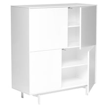Load image into Gallery viewer, Gorgeous Office Bookcase w/ White Lacquer &amp; Doors
