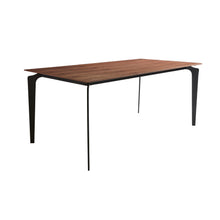 Load image into Gallery viewer, 71&quot; American Walnut Desk w/ Powder-Coated Steel Base
