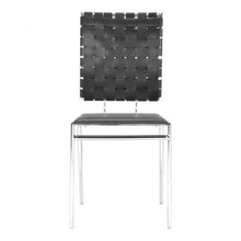 Load image into Gallery viewer, Classic Black Guest or Conference Chair w/ Crisscross Design (Set of 4)
