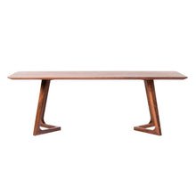 Load image into Gallery viewer, 71&quot; Solid American Walnut Executive Office Desk
