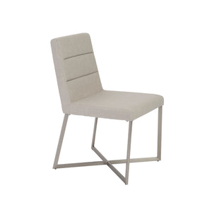 Classic Padded Light Gray Guest or Conference Chair (Set of 2)