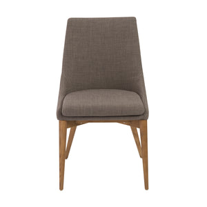 Modern Armless Guest or Conference Chair in Dark Gray (Set of 2)