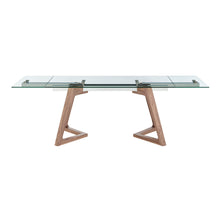 Load image into Gallery viewer, Walnut &amp; Glass 63-95&quot; Extending Conference Table
