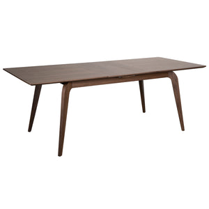 63"-83" Extending Meeting Table with Solid Legs in American Walnut