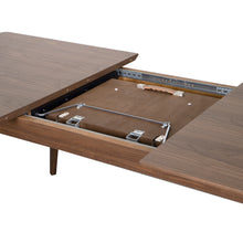 Load image into Gallery viewer, 63&quot;-83&quot; Extending Meeting Table with Solid Legs in American Walnut
