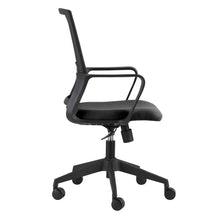Load image into Gallery viewer, Black Office Chair with Back Support
