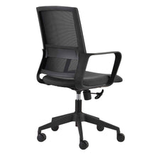 Load image into Gallery viewer, Black Office Chair with Back Support

