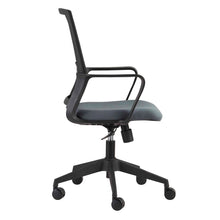 Load image into Gallery viewer, Mesh-Back Swivel Office Chair in Black &amp; Gray
