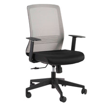 Load image into Gallery viewer, Gray Mesh Office Chair with Adjustable Arms
