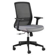 Load image into Gallery viewer, Black Mesh Office Chair with Adjustable Arms
