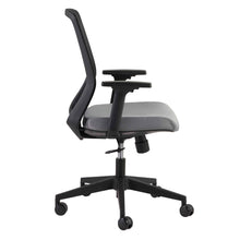 Load image into Gallery viewer, Black Mesh Office Chair with Adjustable Arms

