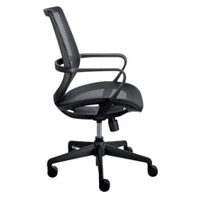 Load image into Gallery viewer, Black Mesh Utilitarian Office Chair
