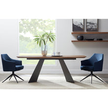Load image into Gallery viewer, American Walnut &amp; Gray 79&quot; Elegant Office Desk
