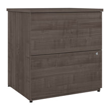 Load image into Gallery viewer, 28&quot; Gray Maple Modern Locking File with 2 Drawers
