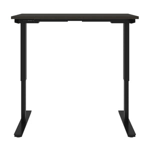 48" Desk with Electric Height Adjustment from 28 - 45" in Deep Gray