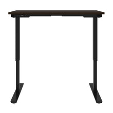 Load image into Gallery viewer, 48&quot; Office Desk with Electric Height Adjustment from 28 - 45&quot; in Dark Chocolate

