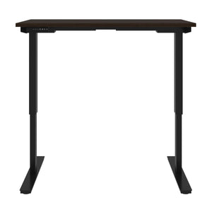 48" Office Desk with Electric Height Adjustment from 28 - 45" in Dark Chocolate