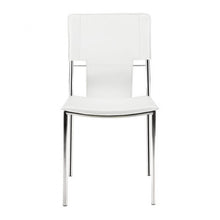 Load image into Gallery viewer, Timeless Guest or Conference Chair in White Leatherette (Set of 4)

