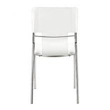 Load image into Gallery viewer, Timeless Guest or Conference Chair in White Leatherette (Set of 4)
