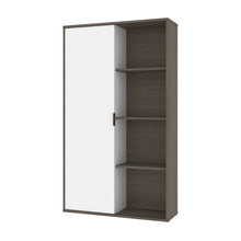 Load image into Gallery viewer, Bark Gray &amp; White 36&quot; Bookcase
