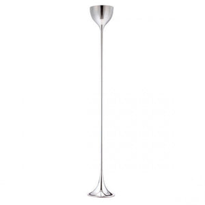 Silver Chrome Office Floor Lamp w/ Sleek Design
