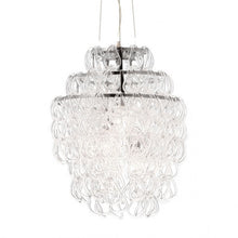 Load image into Gallery viewer, Sparkling Glass Chandelier w/ Chrome
