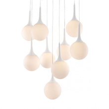 Load image into Gallery viewer, Chic Hanging Office Light w/ Teardrop Frosted Bulbs
