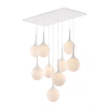 Load image into Gallery viewer, Chic Hanging Office Light w/ Teardrop Frosted Bulbs
