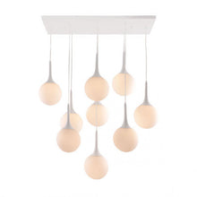 Load image into Gallery viewer, Chic Hanging Office Light w/ Teardrop Frosted Bulbs
