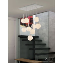 Load image into Gallery viewer, Chic Hanging Office Light w/ Teardrop Frosted Bulbs
