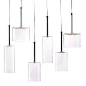 Upside-Down Tea Light Office Ceiling Light