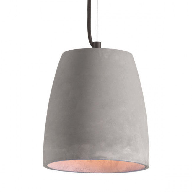 Bold Concrete & Metal Hanging Light w/ Industrial Modern Style