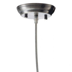Amber & Bronze Satin Hanging Office Lamp