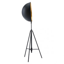 Load image into Gallery viewer, Antique Black Office Floor Lamp w/ Gold
